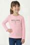 Printed Long Sleeve Girls' T-Shirt B6 - 2
