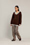 Tricot Sweater with Lace Detail