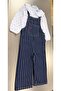 Girl Denim Salopet Suit - 4