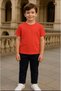 Unisex Children's Cycling Shirt Short Sleeve Standard Fit 2-Pack Paket Yavruağağzi̇-Turquoise Color Children's T-Shirt - 3
