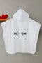 Baby Poncho Bath and Beach Towel 100% Cotton with Hood and Embroidered Figures - Fish - 4