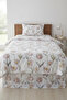 Soft Flower Garden Single 100% Cotton Duvet Cover Set - 4