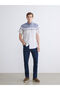 Esvab • Modern & Distinctive Standard Fit Short Sleeve Striped Dobby Men's Shirt - 3