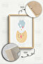 One Piece Raw Color Real Wood Framed Painting - Teknrsymdf-26 - 4
