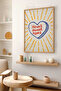 One Piece Raw Color Real Wood Framed Painting - Tekartcrvmdf-8 - 3