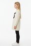 Girl's Tunic 10-15 Years Old Bow Printed Cream Sweatshirt Tunic Long Sleeve Casual and Special Occasion - 4