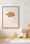 One Piece Raw Color Real Wood Framed Painting - Teknrsymdf-42