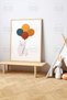 One Piece Raw Color Real Wood Framed Painting - Teknrsymdf-10 - 2