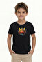 Printed Short Sleeve Boys' T-Shirt B8 - 2