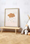 One Piece Raw Color Real Wood Framed Painting - Teknrsymdf-42 - 2