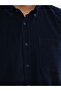 Esvab • Modern & Distinctive Standard Fit Long Sleeve Velvet Men's Shirt - 3