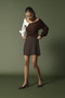 Short Skirt with Slit Detail - 2