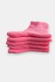 5 Pairs Men's Women's Socks Plain Pink Color Socket Socks Unisex Tennis Sports Socks - 4