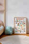 One Piece Raw Color Real Wood Framed Painting - Teknrsymdf-24 - 3