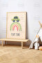 One Piece Raw Color Real Wood Framed Painting - Teknrsymdf-36 - 2