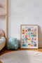 One Piece Raw Color Real Wood Framed Painting - Teknrsymdf-39 - 3