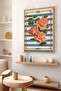 One Piece Raw Color Real Wood Framed Painting - Tekartcrvmdf-39 - 3