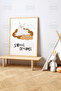 One Piece Raw Color Real Wood Framed Painting - Teknrsymdf-8 - 2