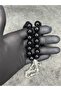 High-End Custom Design Natural Glass Black Pearl Prayer Beads - 3