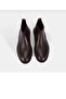 Castle 31235 Men's Brown Genuine Leather Rubber Detailed Chelsea Boots - 8