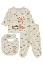 Heart Giraffe Bodysuit Sets - Elephant Tooth