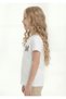 Printed Short Sleeve Girls' T-Shirt B12 - 3