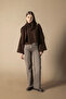 Tricot Sweater with Shawl Detail - 2