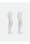 Sparkling Choices from Shining Store Plain Thin Girls' Pantyhose 2-Pack