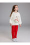 Timeless Clothing & Timeless Choices Christmas Themed Girls' Knitwear Sweater and Leggings - 2