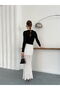 Lace Evening Dress Skirt - Cream |   F1887 - Cream - 5