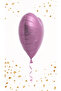Heart Foil Balloon Light Pink Color 18 Inch - 3