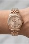 Rose Gold Women's Wristwatch |   36mm Rose Gold Steel Case and Steel Band, 5 Atm - 5