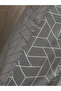 طقم غطاء لحاف مفرد بنمط هندسي من NEVAVM - 4