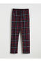 Giyçık Store Burgundy Standard Fit Plaid Men's Pajama Set - 5