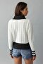 My Fashion Zippered Polo Neck Knit Cardigan - 3