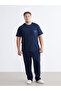 Rmz Gi̇yi̇m Farkiyla Large Size Standard Fit Men's Pajama Set - 2