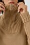 My Fashion Zippered Collar Oversized Knitwear Sweater - 5