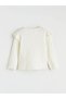 Lcw Baby Ecru Bowknot Baby Girl Blouse and Leggings Pants - 5