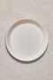 Solid White Porcelain Pit Plate - 2