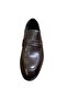 Men's Thick Short Heeled Genuine Leather Shoes - 7
