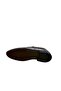 Men's Thick Short Heeled Genuine Leather Shoes - 4