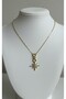 Gold Color North Star Luxury Steel Necklace (44 cm)