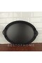 Metal Black Tray with Lace Motif (27X38 cm) - 8