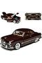 Motor Max 1:24 1949 Ford Coupe Model Car Metal Diecast - Claret Red - 4