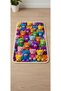Non-Slip Base Washable Decorative Indoor Doormat Colorful Teddy Bears - 4