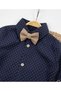 Baby/Child Boy Set with Bow Tie, Suspender Belt, and Lycra Jeans - 3