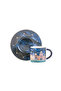 LCW HOME Mixed Printed Porcelain Coffee Cup Set for 2 People 90 ml - 4