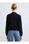 Black College Collar Women's Bomber Jacket - 6
