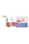 Diyarbakır Hometown Themed Handmade Set of 2 Keychains