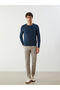 Sparkling Choices from Shining Store Zero Roba Collar Men's Knitwear Sweater - 2
